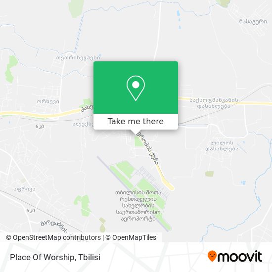 Place Of Worship map