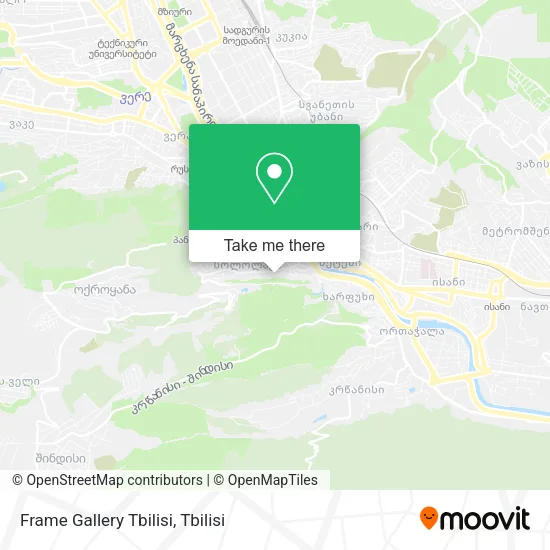 Карта Frame Gallery Tbilisi