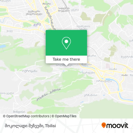 შოკოლადი მუზეუმი map