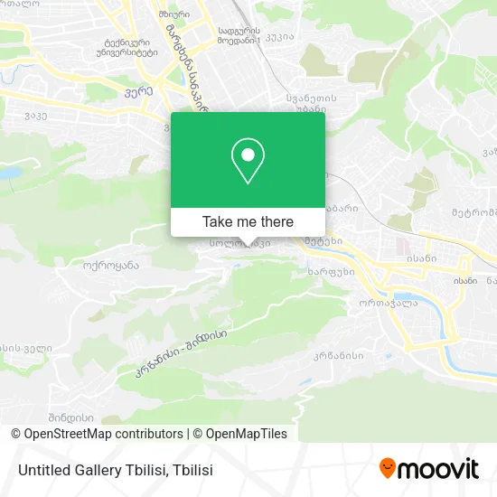 Карта Untitled Gallery Tbilisi