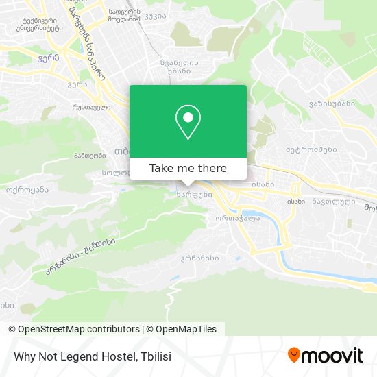 Why Not Legend Hostel map