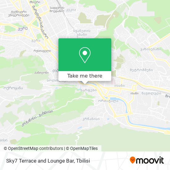 Sky7 Terrace and Lounge Bar map