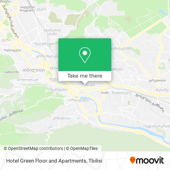 Hotel Green Floor and Apartments map