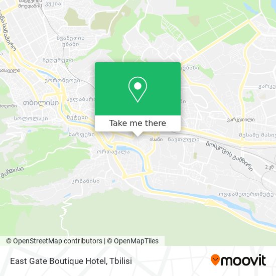 East Gate Boutique Hotel map