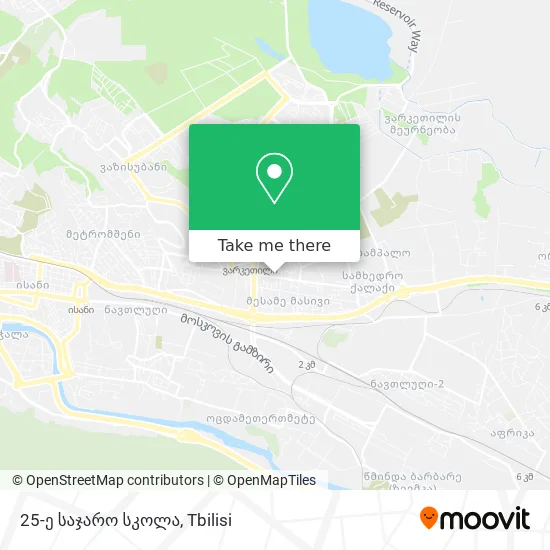 25-ე საჯარო სკოლა map