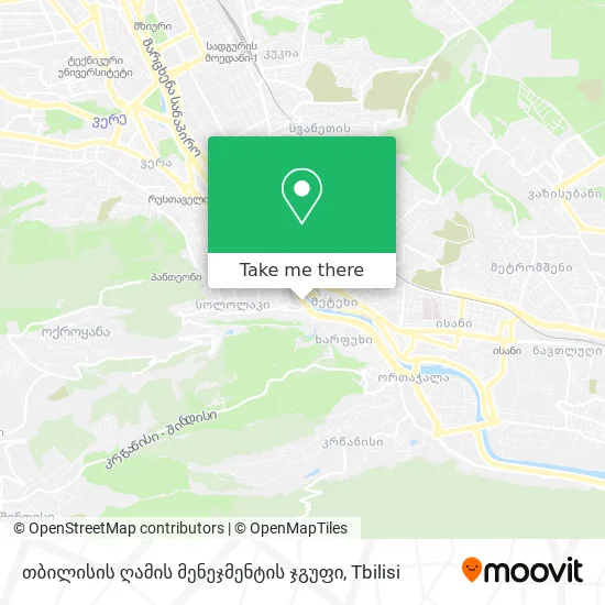თბილისის ღამის მენეჯმენტის ჯგუფი map