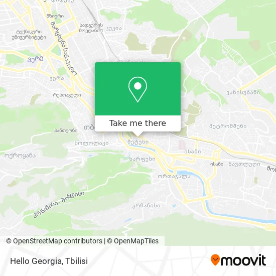 Карта Hello Georgia