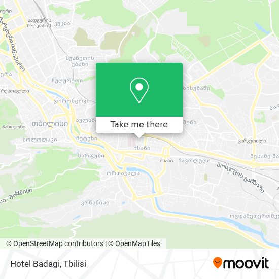 Hotel Badagi map