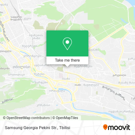 Карта Samsung Georgia Pekini Str.