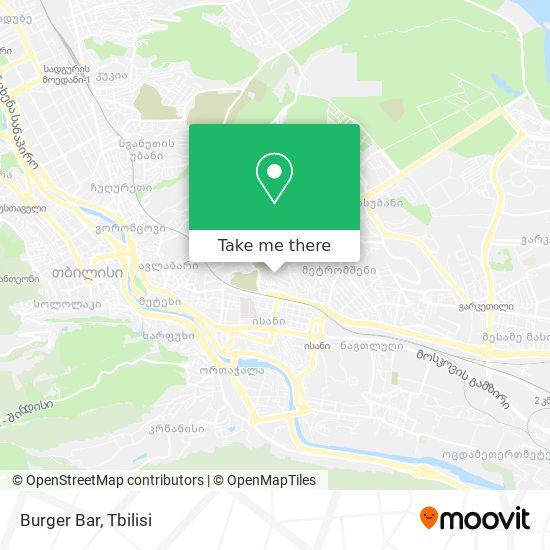 Burger Bar map