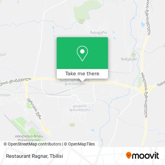 Restaurant Ragnar map
