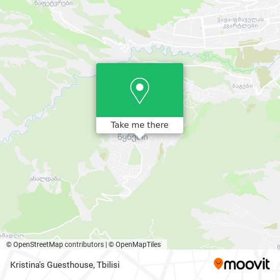 Kristina's Guesthouse map