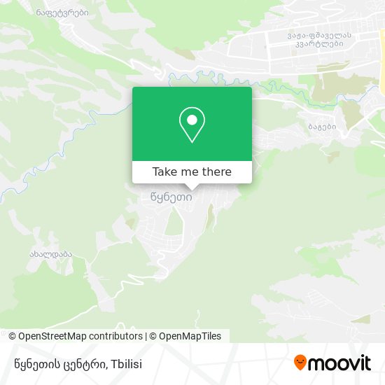 წყნეთის ცენტრი map