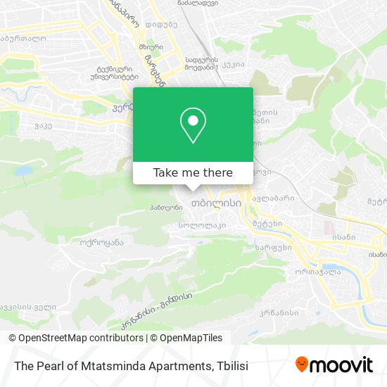 The Pearl of Mtatsminda Apartments map