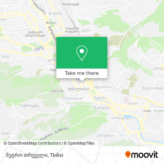 მეტრო თრეველი map