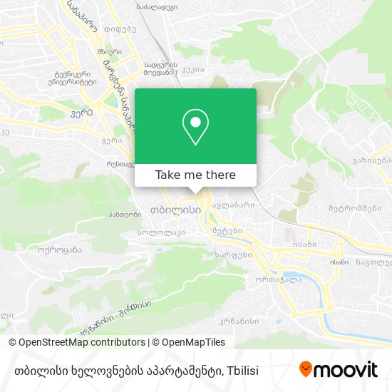 თბილისი ხელოვნების აპარტამენტი map