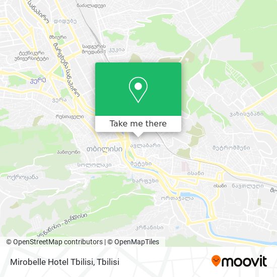Mirobelle Hotel Tbilisi map