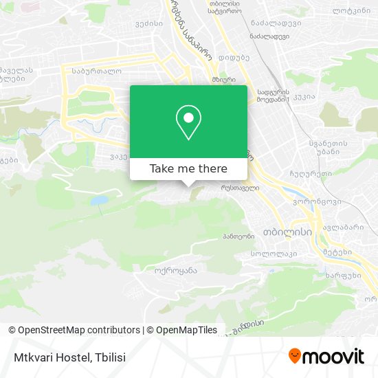 Карта Mtkvari Hostel