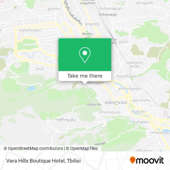 Vera Hills Boutique Hotel map