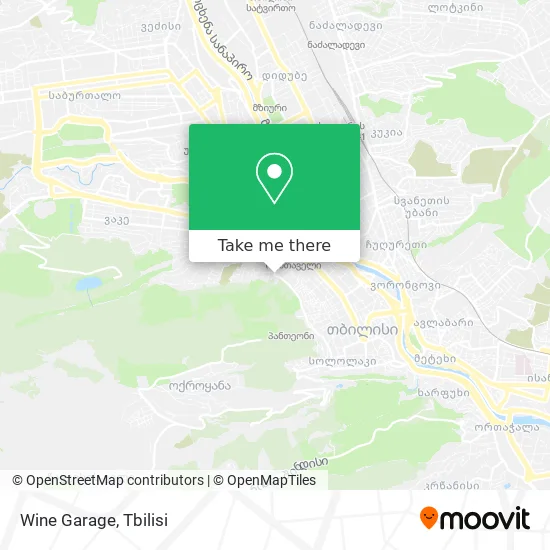 Карта Wine Garage
