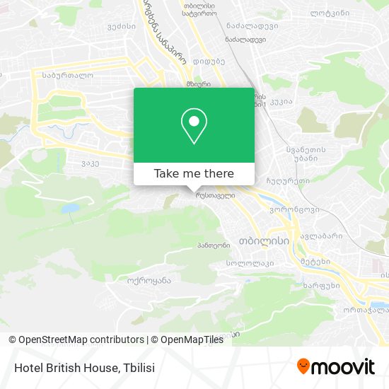 Hotel British House map