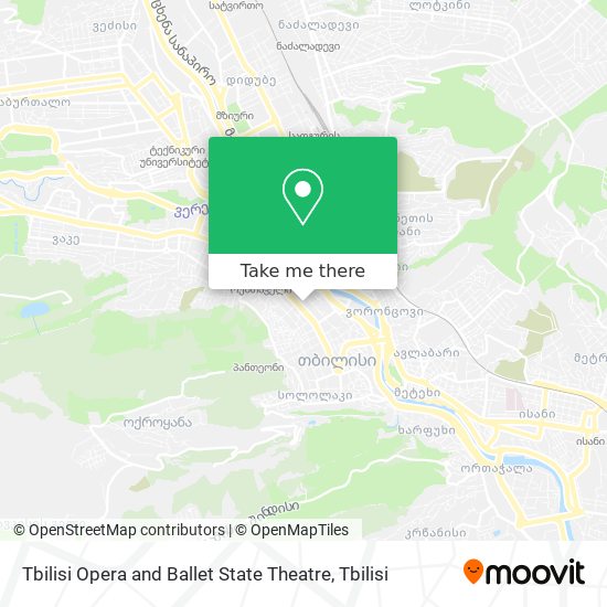 Tbilisi Opera and Ballet State Theatre map