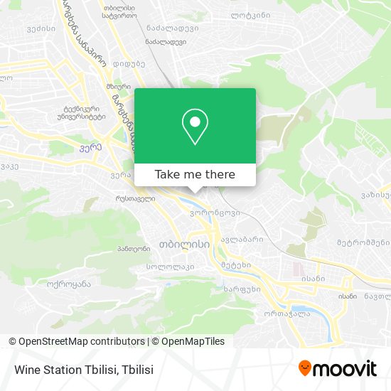 Wine Station Tbilisi map