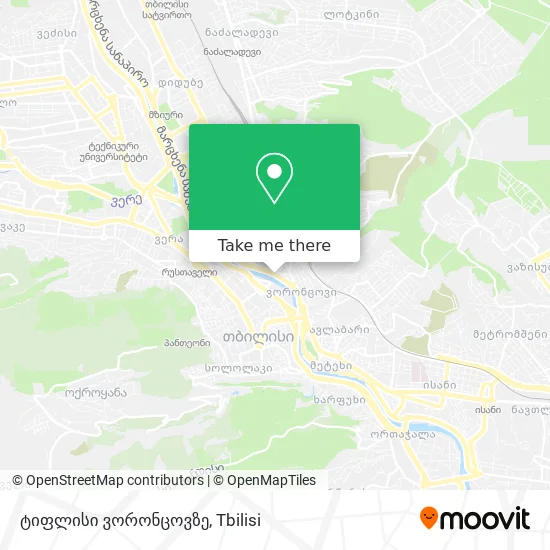 ტიფლისი ვორონცოვზე map