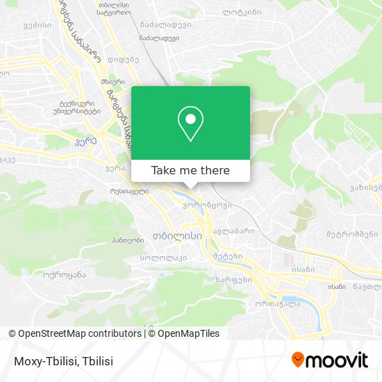 Moxy-Tbilisi map