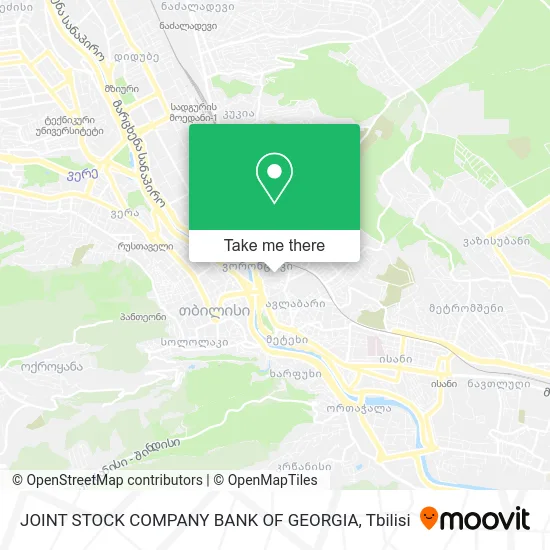 JOINT STOCK COMPANY BANK OF GEORGIA map