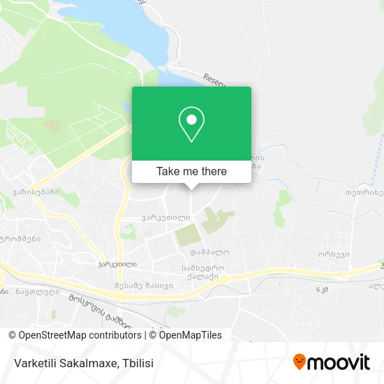 Карта Varketili Sakalmaxe