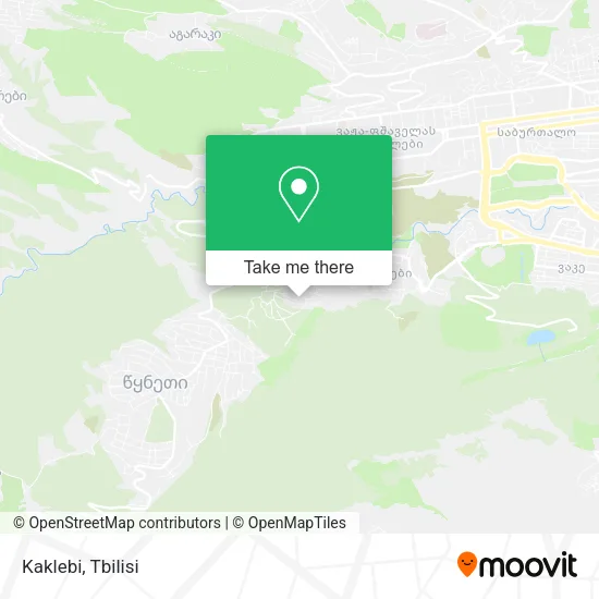 Карта Kaklebi