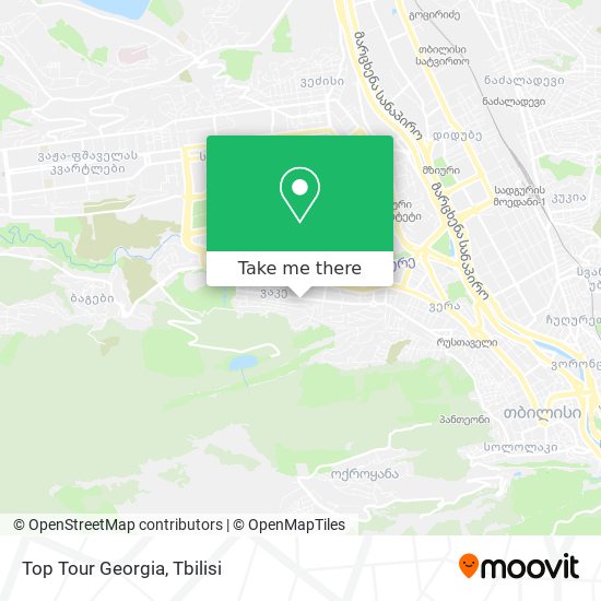 Карта Top Tour Georgia