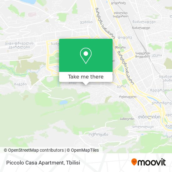 Piccolo Casa Apartment map