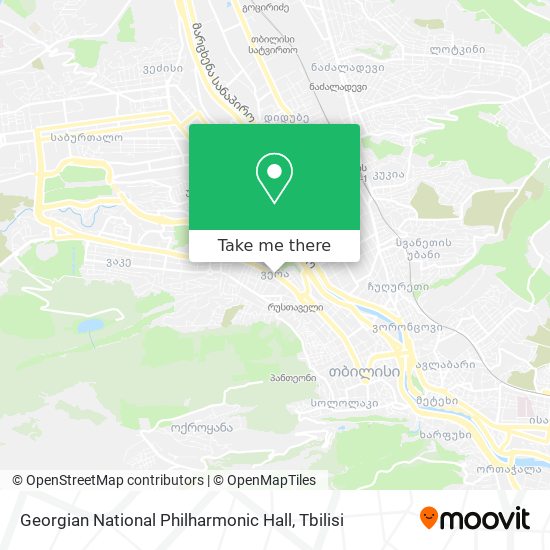 Georgian National Philharmonic Hall map