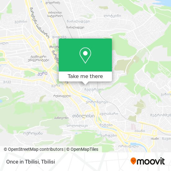 Once in Tbilisi map