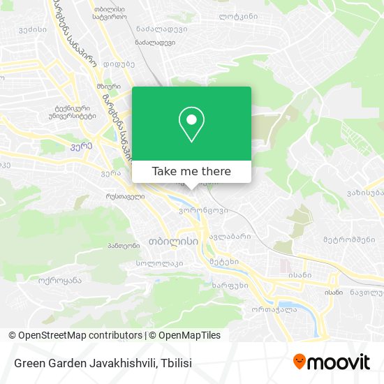 Green Garden Javakhishvili map