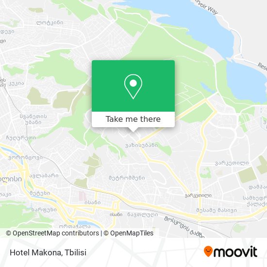 Hotel Makona map