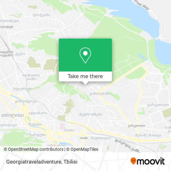Georgiatraveladventure map