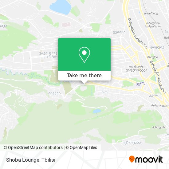 Shoba Lounge map