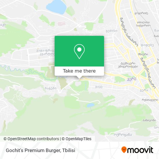 Gochit's Premium Burger map