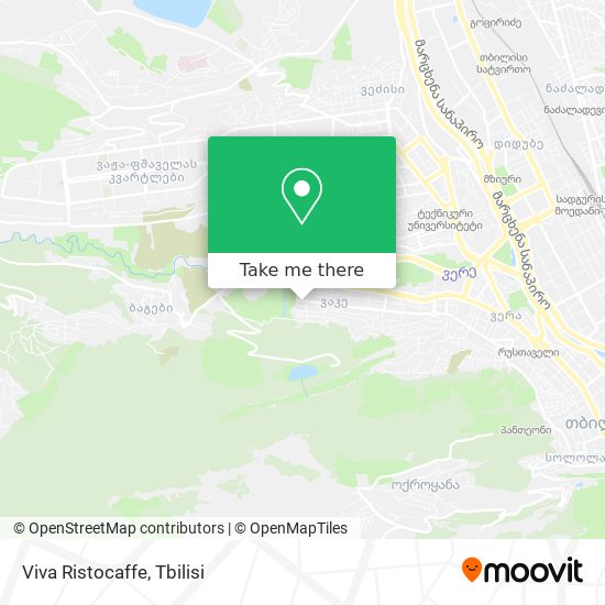 Viva Ristocaffe map