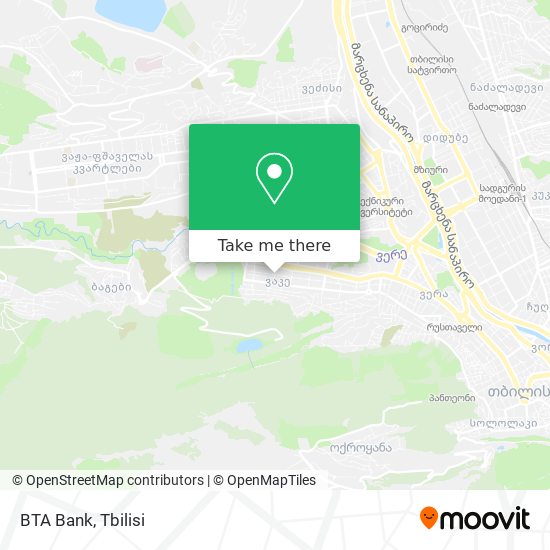 BTA Bank map