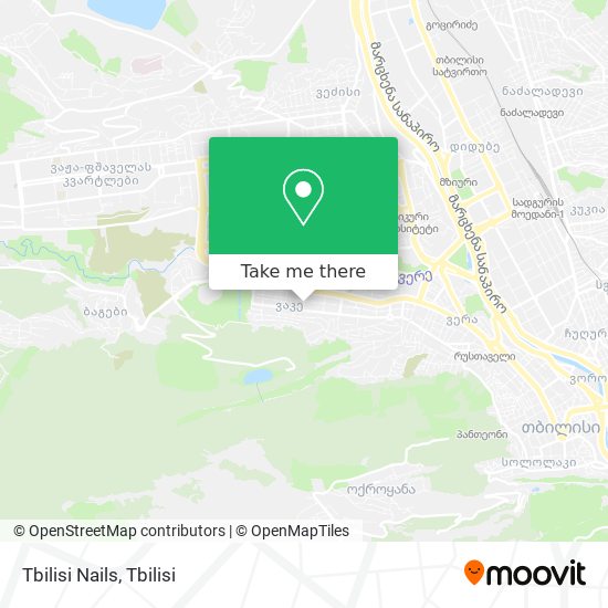 Tbilisi Nails map