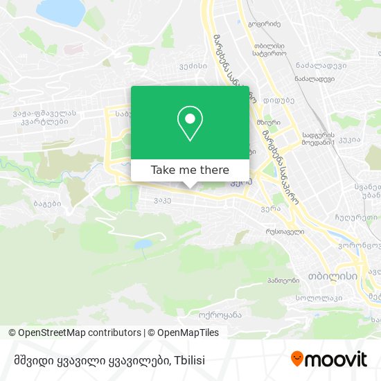 მშვიდი ყვავილი ყვავილები map