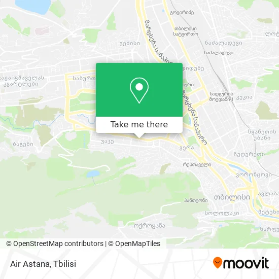 Карта Air Astana