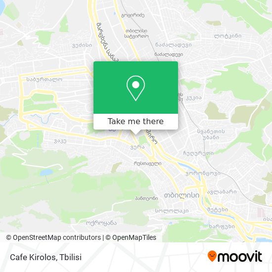 Карта Cafe Kirolos