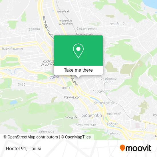 Карта Hostel 91