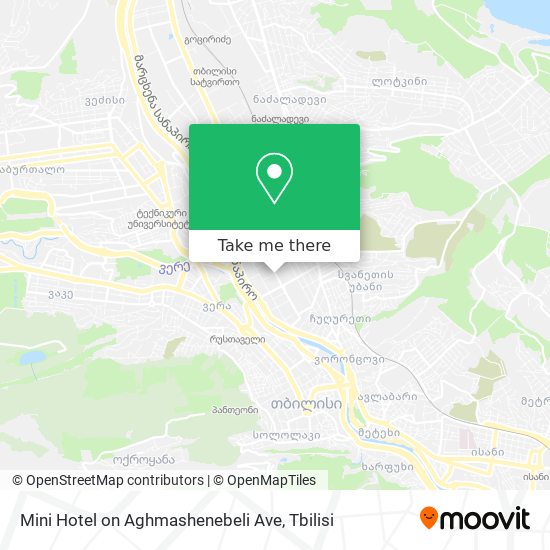 Mini Hotel on Aghmashenebeli Ave map