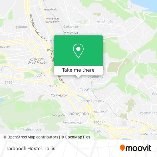 Карта Tarboosh Hostel
